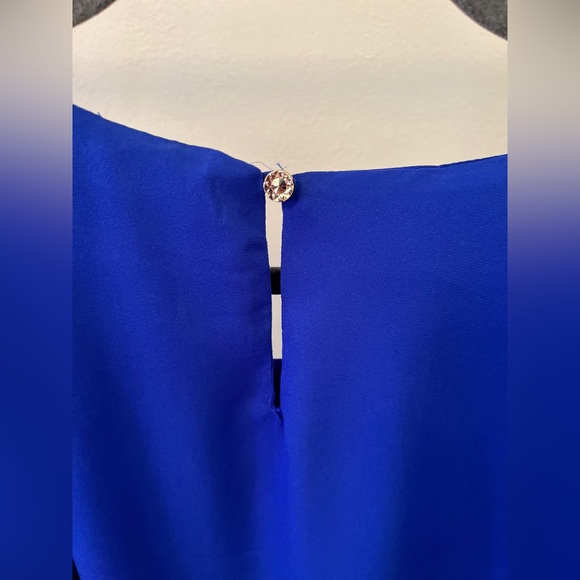 Chiffon Layered Tank Top with Round Neck - Picture 4 of 6